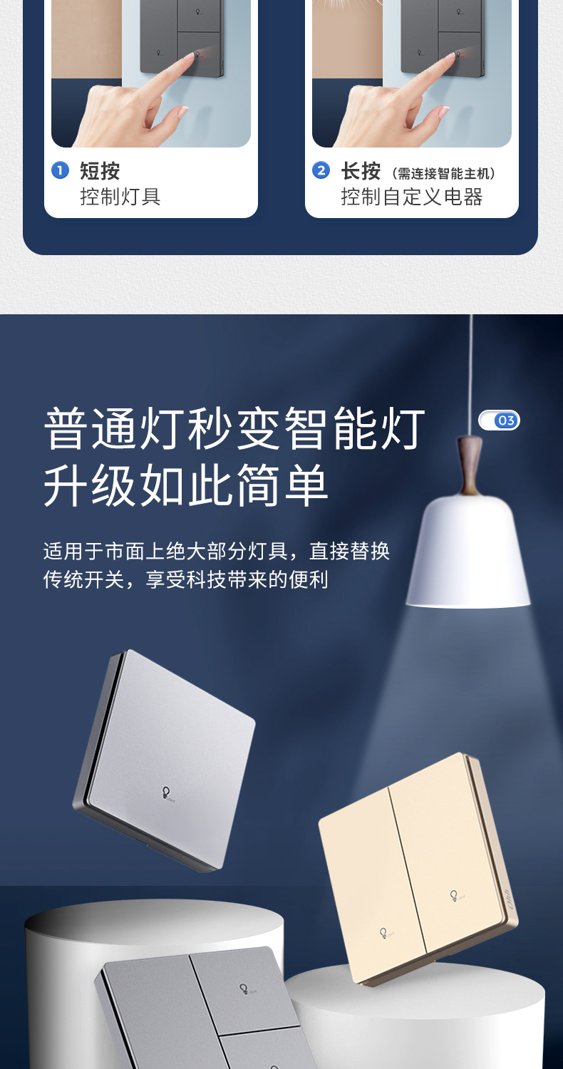 智能場(chǎng)景面板(機(jī)械自復(fù)位按鍵) 智能場(chǎng)景面板(機(jī)械自復(fù)位按鍵)